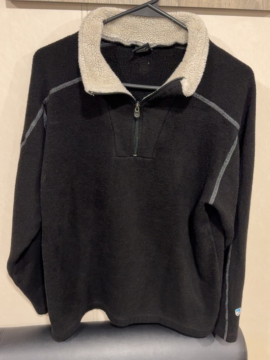 Kuhl Other - [EUC] KUHL Black Long Sleeve 1/4-Zip Fleece Pullover Jacket - Men's Size Large